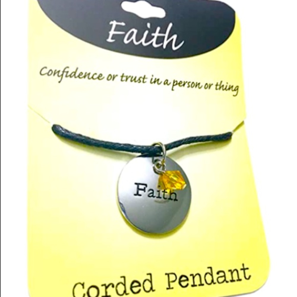 Necklace Faith Expression Pendant Verse